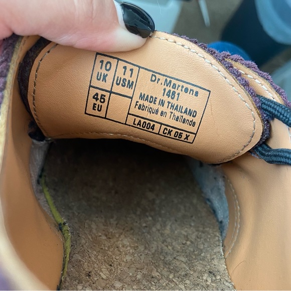 1461 Duchess Corduroy Oxfords Oxblood LA004 Men's - Picture 11 of 11